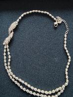 Swarovski Collier - Verfijnd & Elegant, Overige materialen, Ophalen of Verzenden, Zilver, Verstelbaar