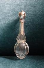 Parfumflesje buikflacon - zilveren dop Turkse muts 19e eeuw, Antiek en Kunst, Antiek | Goud en Zilver, Ophalen, Zilver