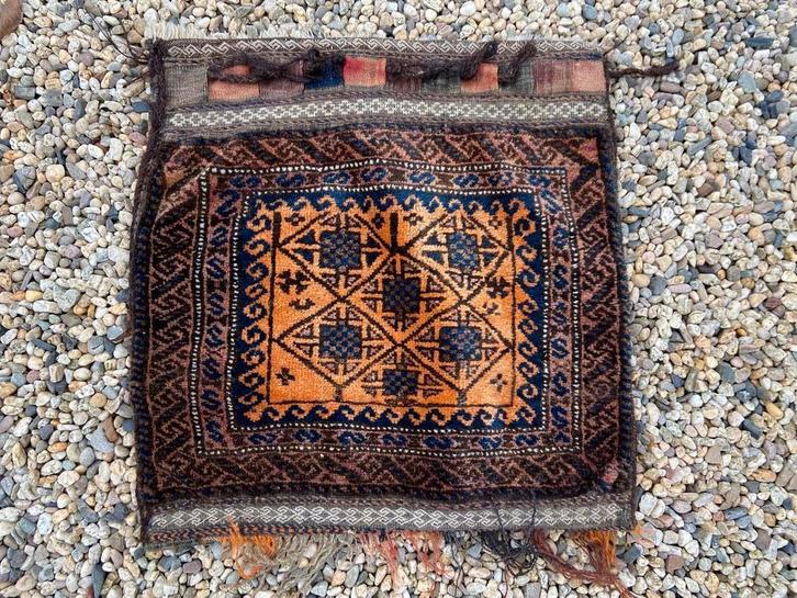 Oude Koerdische of Perzische zadeltas zadelzak kussen antiek, Antiek en Kunst, Curiosa en Brocante, Ophalen of Verzenden