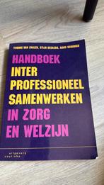 Handboek interprofessioneel samenwerken in zorg en welzijn, Sociale wetenschap, Ophalen of Verzenden, Zo goed als nieuw, Hans Schuman; Yvonne van Zaalen; Stijn Deckers