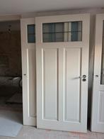 Deuren jaren 30 stijl excl. beslag, Doe-het-zelf en Verbouw, Deuren en Horren, Ophalen, Binnendeur, 200 tot 215 cm, Glas