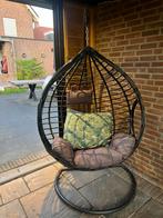 Mooie Hangstoel Ei - Perfect voor Ontspanning!, Tuin en Terras, Tuinstoelen, Ophalen of Verzenden, Zo goed als nieuw, Wicker