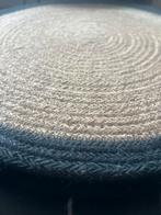 Set van 6 Placemats - Beige/Zwart, Minder dan 50 cm, Beige, Rond, Ophalen of Verzenden