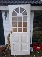 Binnendeur met glas - 201,5x83 cm, Doe-het-zelf en Verbouw, Ophalen, Gebruikt, Binnendeur, Glas