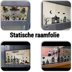 Statische raamfolie halloween, sinterklaas, kerst, lampion, Ophalen of Verzenden, Nieuw