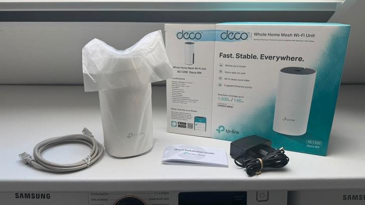 TP-Link Deco M4(1-pack), Computers en Software, WiFi-versterkers, Nieuw, Ophalen