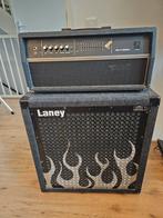 Zolderopruiming: basversterker met cabinet: Behringer, Laney, Ophalen, Gebruikt, 100 watt of meer