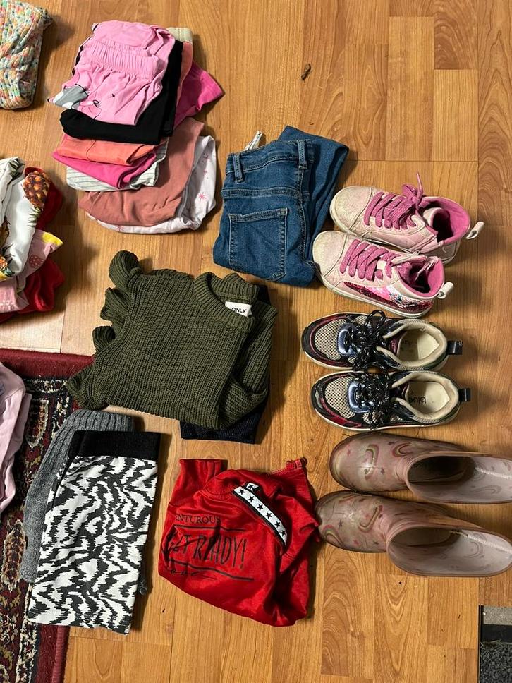 Groot pakket meisjeskleding maat 98/104, Kinderen en Baby's, Kinderkleding | Maat 104, Zo goed als nieuw, Meisje, Jurk of Rok