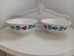 2 grote schalen Boerenbont decor., Huis en Inrichting, Keuken | Servies, Ophalen of Verzenden, Aardewerk, Boerenbont, Schaal of Schalen