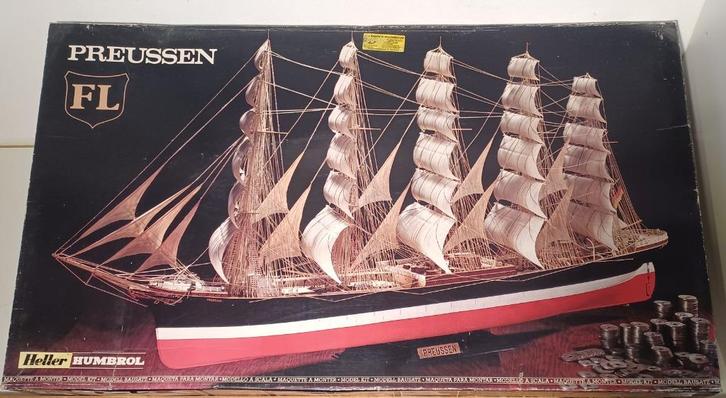 Heller 1:150 Preussen., Hobby en Vrije tijd, Modelbouw | Boten en Schepen, Gebruikt, 1:50 tot 1:200, Heller, Ophalen of Verzenden