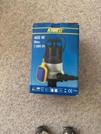 Dompelpomp om de vijver leeg te pompen, Ophalen, Gebruikt