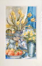 Aquarel J.W. Verhoeven - Gesigneerd, Ophalen of Verzenden