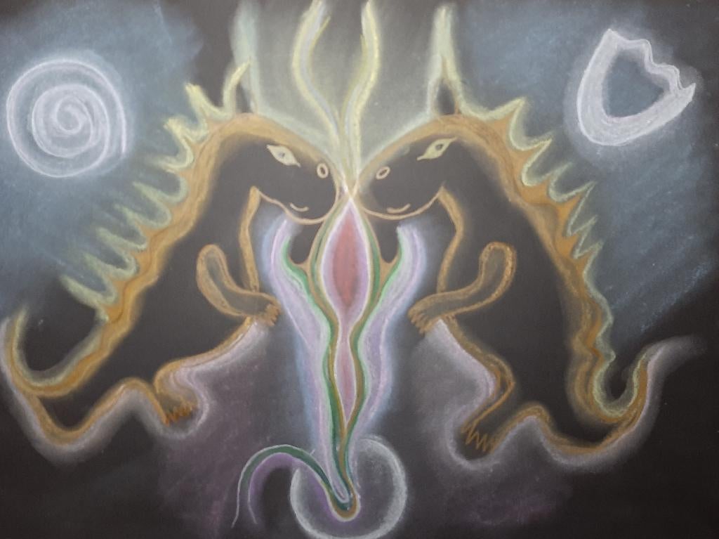 Handgemaakte energie tekening van jouw kind – uniek cadeau, Ophalen of Verzenden, Nieuw