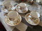 Set van 4 antieke porseleinen Queen’s kop en schotels, Antiek en Kunst, Antiek | Porselein, Ophalen