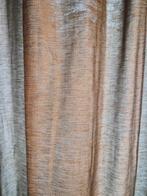 Zilvergrijze gordijnen met rails, 330x270cm - AFGEPRIJSD!, 200 cm of meer, Ophalen of Verzenden, Zo goed als nieuw, 200 cm of meer
