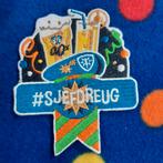 GEZOCHT deze soort emblemen met oranje groen, Verzamelen, Biermerken, Ophalen of Verzenden, Zo goed als nieuw, Overige merken