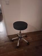 Bureaukruk met wieltjes, Huis en Inrichting, Krukjes, Ophalen, In hoogte verstelbaar, Gebruikt, Staal
