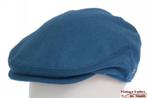 Flatcap Platte pet Hawkins blauw wol mix maat 59 en 60 nieuw, Hawkins, Nieuw, Ophalen of Verzenden, Pet