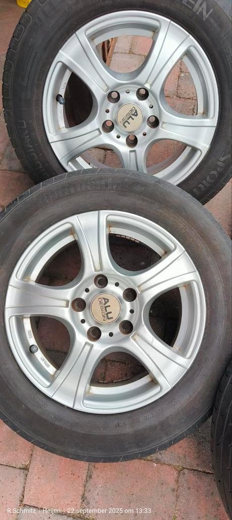 Velgen 5x110 195/60/15 met 5a6 mm pro, Auto-onderdelen, Banden en Velgen, Banden en Velgen, Zomerbanden, 16 inch, 205 mm, Personenwagen