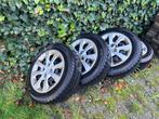 Winterbanden op stalen velgen 185/65R15, 4x100 / 54.1, Auto-onderdelen, Banden en Velgen, Ophalen, Gebruikt, 15 inch, Banden en Velgen
