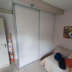 Witte kledingkast met schuifdeuren, Huis en Inrichting, Kasten | Kledingkasten, Ophalen, Gebruikt, 200 cm of meer, 200 cm of meer