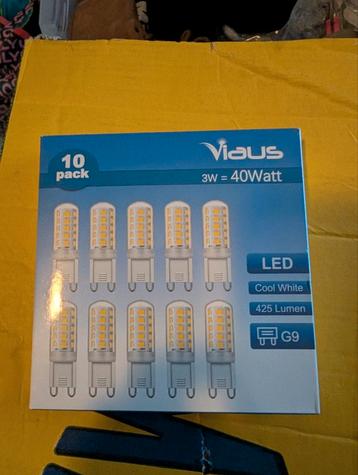 10x ViaUs LED Lampen G9 3W (40W Equivalent) Nieuw beschikbaar voor biedingen