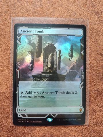 Ancient Tomb full art foil Zendikar Rising nieuw beschikbaar voor biedingen