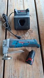 Bosch GSC 12v-13 Plaatschaar platenschaar doorloopschaar, ., Ophalen of Verzenden, Zo goed als nieuw, .