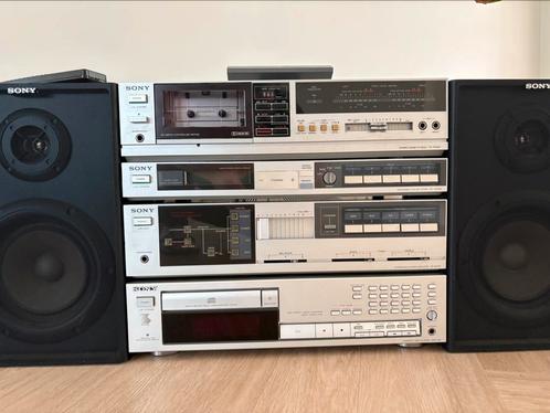 Sony vintage stereo-set losse componenten, Audio, Tv en Foto, Stereo-sets, Zo goed als nieuw, Cd-speler, Sony, Losse componenten