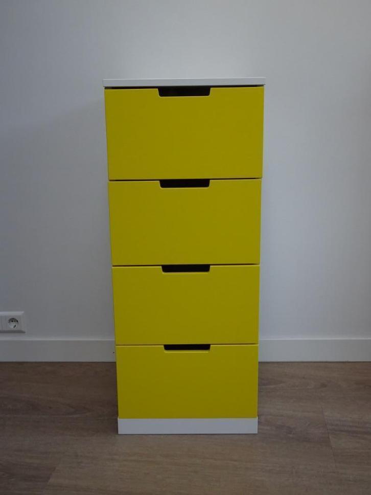 Ikea Nordli kastje 4 lades / kast / opberger, Huis en Inrichting, Kasten | Ladekasten, Gebruikt, Minder dan 100 cm, 50 tot 100 cm