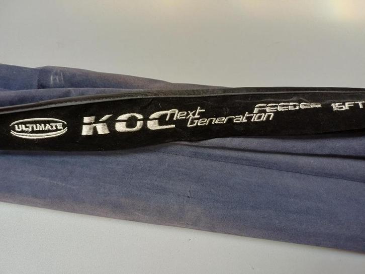 zeehengel KOC next generation feder 4.50, Watersport en Boten, Hengelsport | Zeevissen, Zo goed als nieuw, Complete set, Ophalen