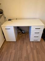 Bureau met ladekasten - 140x60 cm, Ophalen, Gebruikt, Bureau