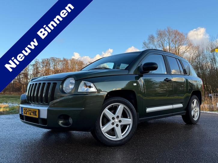 Jeep Compass 2.4 Limited Automaat | Leder | 2e Eigenaar | St, Auto's, Jeep, Bedrijf, Te koop, Compass, 4x4, ABS, Airbags, Airconditioning