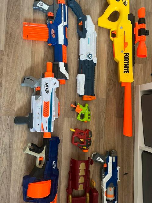 Nerf pistolen verzameling, Kinderen en Baby's, Speelgoed | Buiten | Actiespeelgoed, Gebruikt, Ophalen of Verzenden