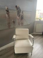 Leolux Fauteuil Wit Leer, Ophalen