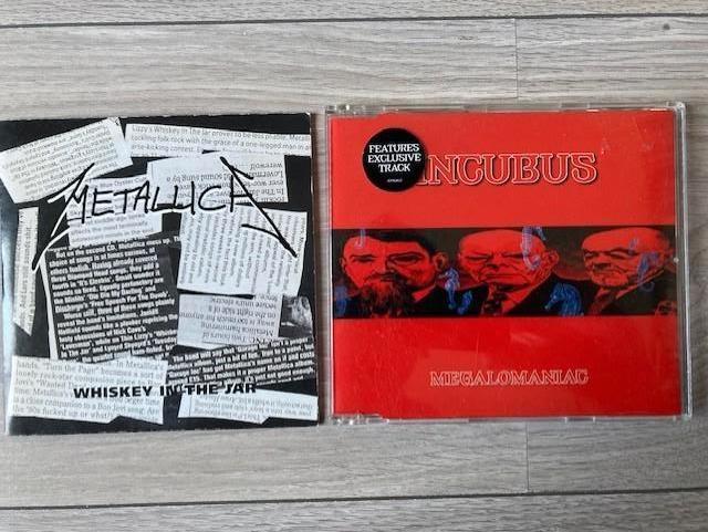 Metallica Incubus cd-singles Whiskey in the Jar Megalomaniac, Cd's en Dvd's, Cd's | Rock, Gebruikt, Alternative, Ophalen of Verzenden