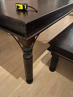 Eet- en Salontafel Set, Huis en Inrichting, Tafels | Eettafels, Gebruikt, 100 tot 150 cm, Eikenhout, Vier personen