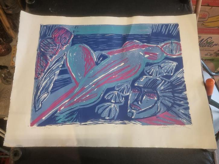 Luuk Scholten verlangen 1/10, Antiek en Kunst, Kunst | Litho's en Zeefdrukken, Ophalen