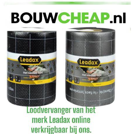 Leadax loodvervanger zwart en of grijs., Doe-het-zelf en Verbouw, Dakpannen en Dakbedekking, Nieuw, Zwart, 15 m² of meer, Verzenden