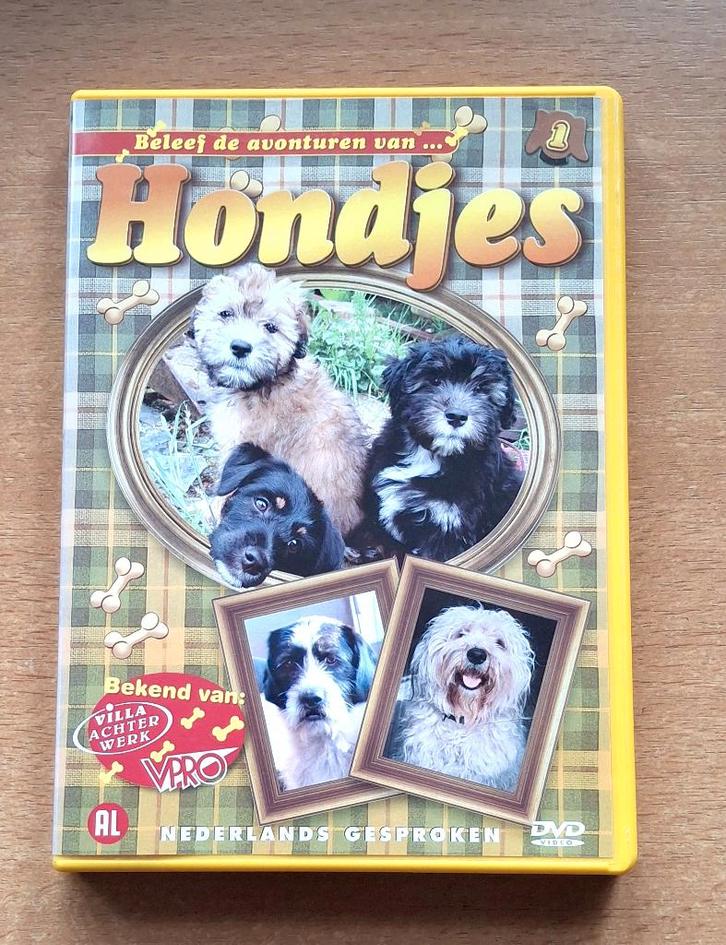 Hondjes 1, Cd's en Dvd's, Dvd's | Kinderen en Jeugd, Zo goed als nieuw, Tv fictie, Dieren, Alle leeftijden, Verzenden