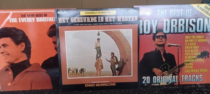 Diverse LP's: Everly Brothers, Morricone, Orbison, Cd's en Dvd's, Vinyl | Filmmuziek en Soundtracks, Gebruikt, 12 inch, Ophalen