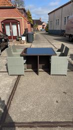 Tuinset 4 stoelen en eettafel, Ophalen of Verzenden, Zo goed als nieuw, Kunststof