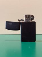 Zippo Slim Zwart, Ophalen of Verzenden, Zo goed als nieuw, Aansteker
