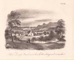 Beek. Het Dorp Beek met den Elterberg in 't verschiet 1841, Antiek en Kunst, Ophalen of Verzenden