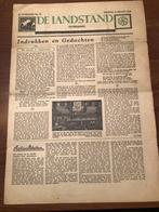 31 Maart 1944  NSB Krant: De Landstand Overijsel. Met arti-, G.J.B., Ophalen of Verzenden, Zo goed als nieuw, Overige onderwerpen