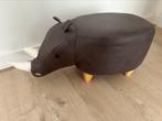 Feel Furniture – Kinder dierenstoel – Neushoorn, Overige vormen, Minder dan 50 cm, Leer, 50 tot 75 cm