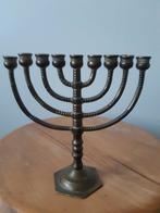 joodse kandelaar   chanoeka, Ophalen of Verzenden, Koper of Brons
