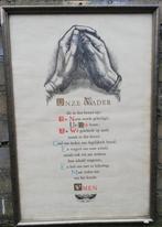 Onze Vader. Hout gravure. 1939. J. TH. GIESEN (1900-1982)., Verzamelen, Ophalen, Gebruikt, Overige typen
