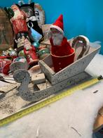 #kerst Antieke Arreslee met Kerstdecoratie, Gebruikt, T, Ophalen of Verzenden, N