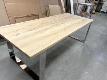 Massief eiken eettafel 200 x 100 cm nieuw  beschikbaar voor biedingen